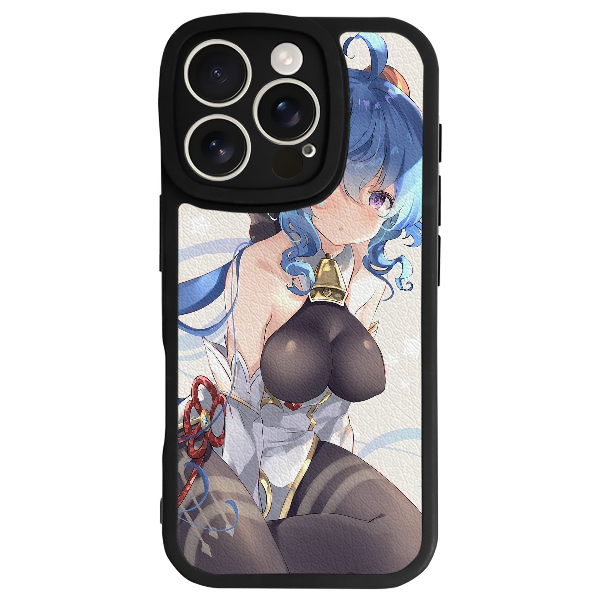げんし神 genshin 【iPhone 16シリーズ対応】シリコンスマホケース（レザー調） 材質：シリコン